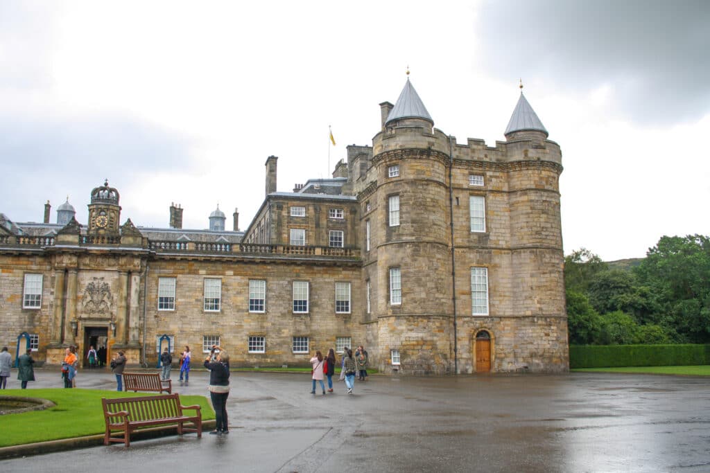 Palace of Holyroodhouse --  a must see for a 2 day Edinburgh itinerary