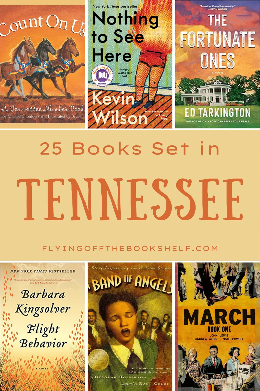 25 Books Set in + About Tennessee Flying Off The Bookshelf