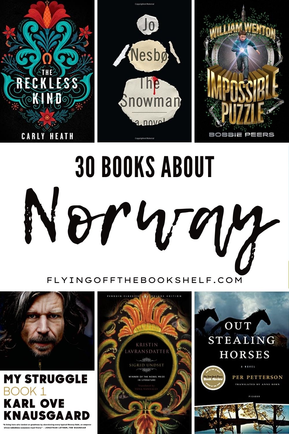 30 Books Set in + About Norway - Flying Off The Bookshelf